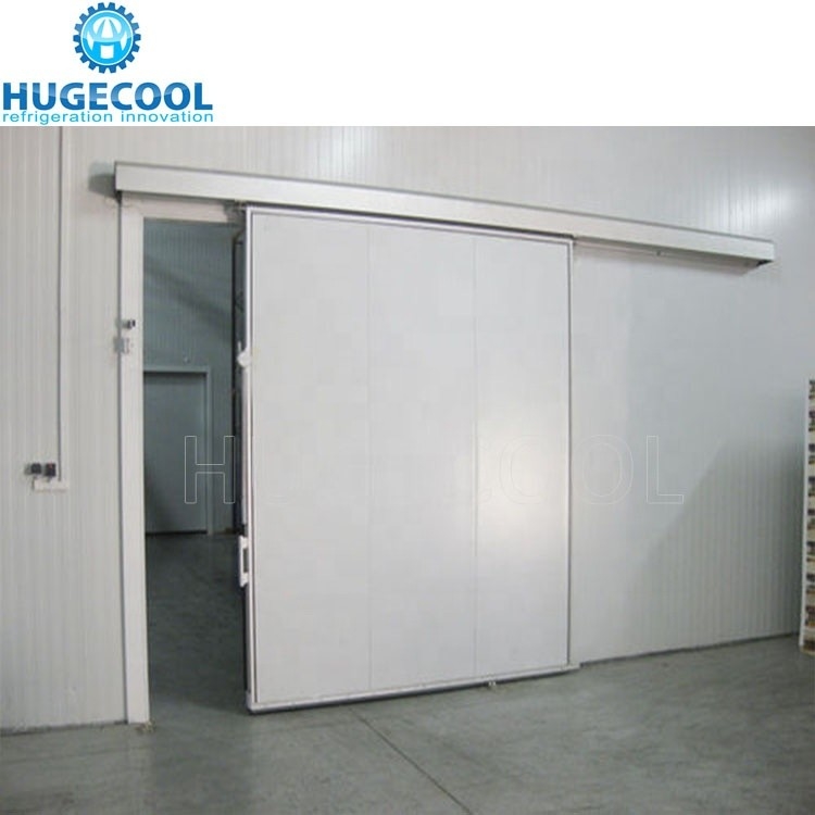 Color Steel Cold Room Sliding Door Walk In Freezer Door